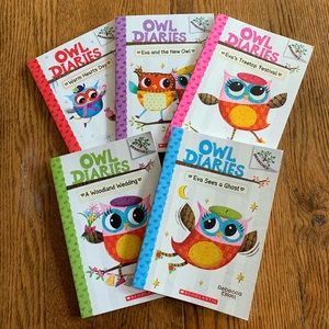 Lot of 5 Owl Diaries 🦉